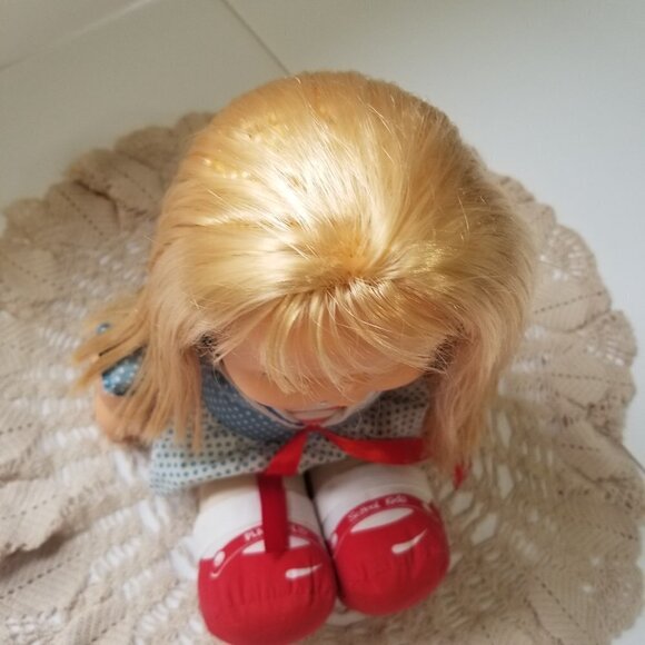 Vintage Doll Playskool School Kids Girl Doll Blonde Hair Sailor Outfit 13 1/2" - Picture 4 of 16